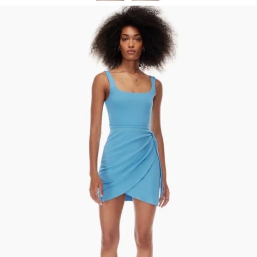 NWT Aritzia Saturn Mini wrap dress sz XS